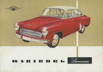 Wartburg 311 Limousine Prospekt 1959