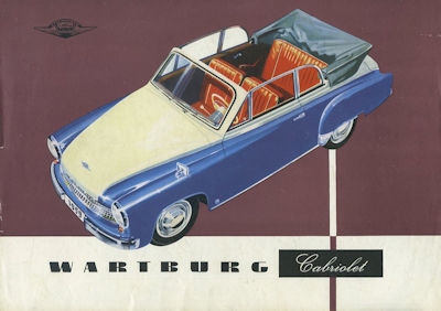 Wartburg 311 Cabriolet Prospekt 1959