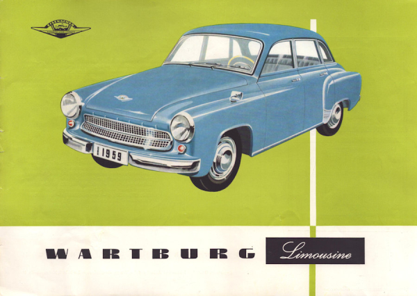 Wartburg 311 Limousine Prospekt 1959