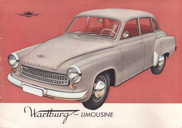 Wartburg 311 Limousine Prospekt ca. 1960