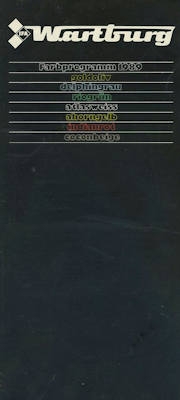 Wartburg 1,3 Farben 1989