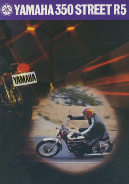 Yamaha 350 Street R5 Prospekt ca. 1970