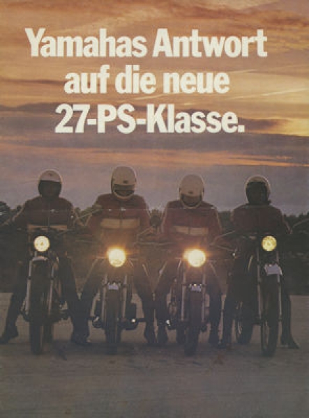 Yamaha 27-PS-Klasse Prospekt 1977