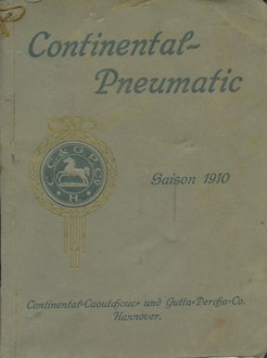 Continental Tire catalog 1910