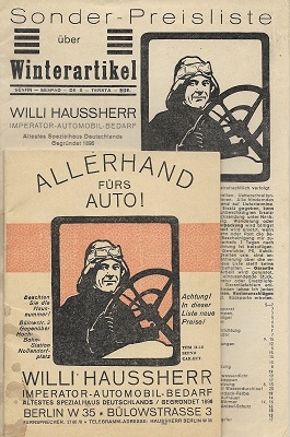 Willi Haussherr Automobile demand 1930s