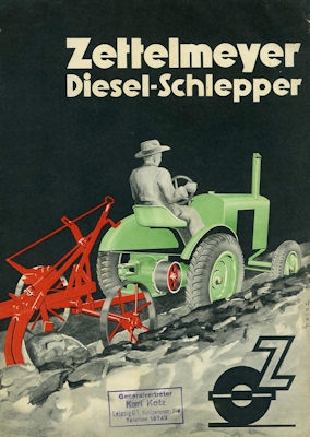 Zettelmeyer Diesel Schlepper brochure 4.1937