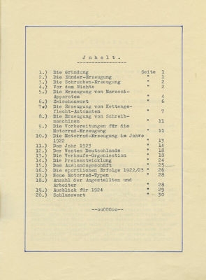 Zündapp company chronicle 1917-1923 original!