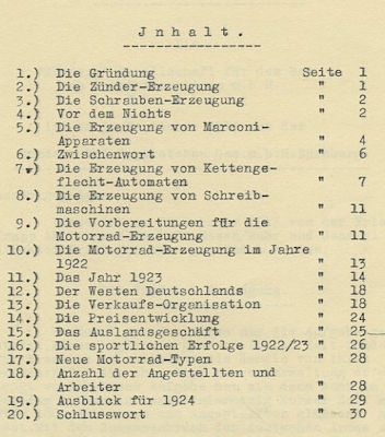 Zündapp Firmenchronik 1917-1923 Original!