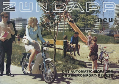 Zündapp Automatic Mofa Prospekt 1970