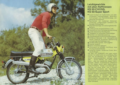 Zündapp Programm 1975