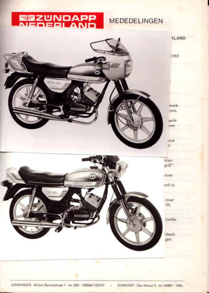 Zündapp Pressemappe 1980 nl