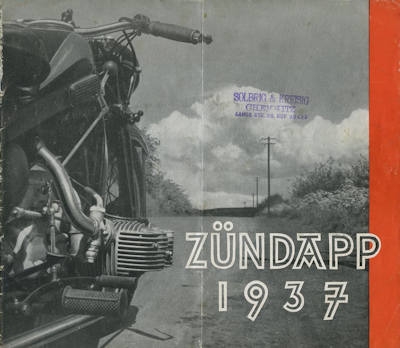 Zündapp Programm 1937