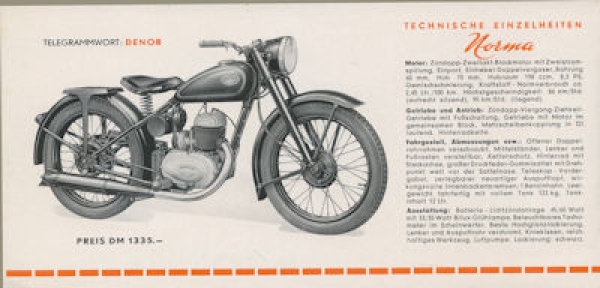 Zündapp Programm 1952