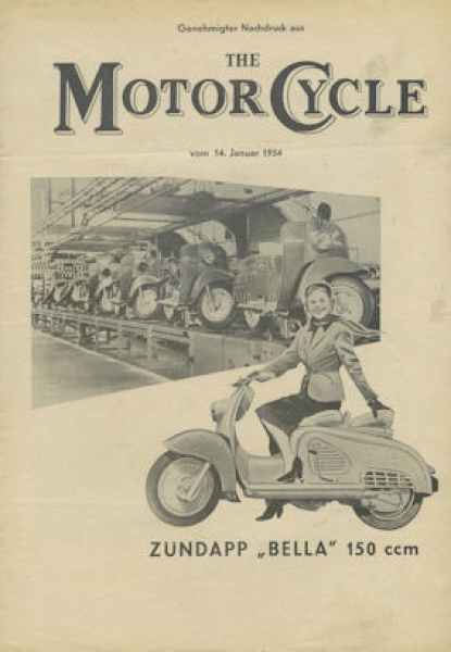 Zündapp Bella Test 1954