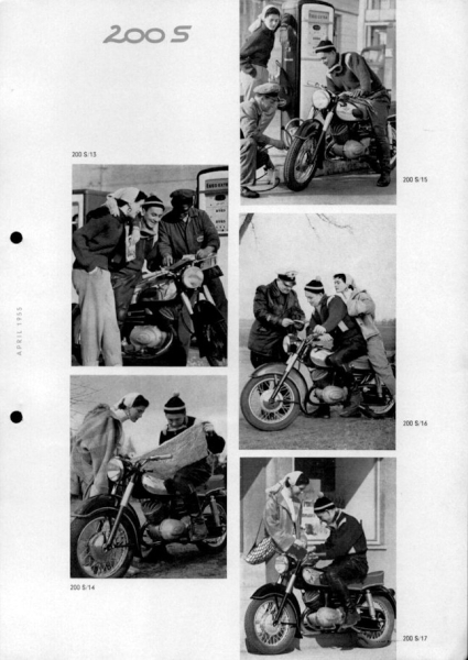 Zündapp 200 S Presse Information 4.1955