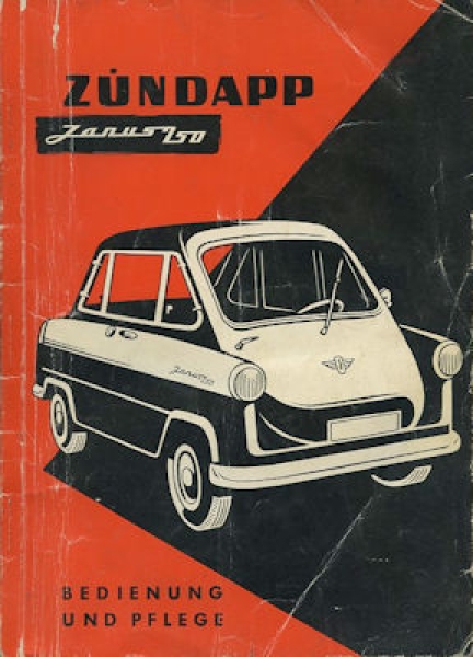 Zündapp Janus 250 Bedienungsanleitung 1958