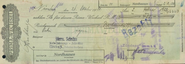 Zündapp Prima-Wechsel 1932-35