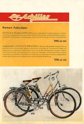 Achilles bicycle program 9.1949