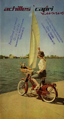 Achilles Moped Capri Luxus brochure 1956