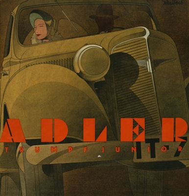 Adler Trumpf Junior Prospekt ca. 1937