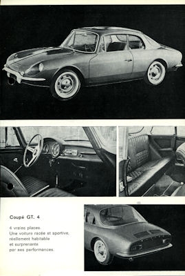 Alpine A 108 brochure ca. 1960