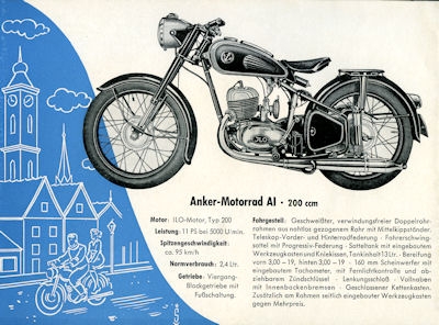 Anker program ca. 1952