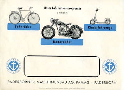 Anker Programm ca. 1952