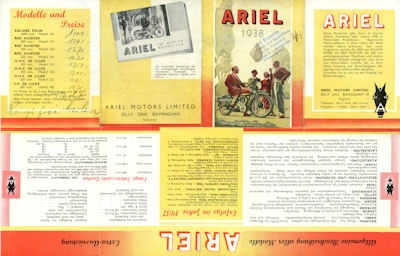 Ariel Programm 1938