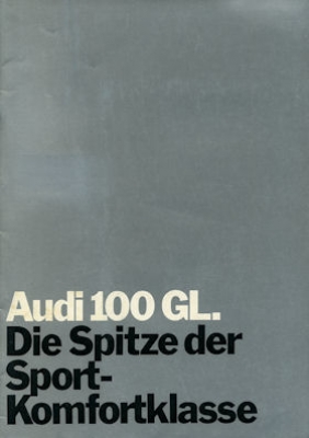 Audi 100 GL brochure 1972