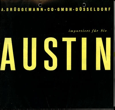 Austin program ca. 1960