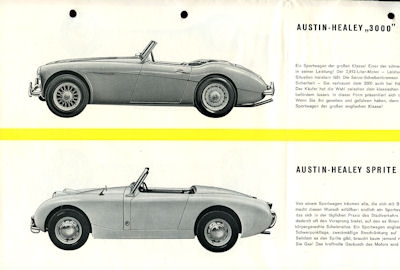 Austin Programm ca. 1960