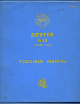 Austin A 40 MK I + II Reparaturanleitung 1960er Jahre