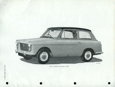 Austin A 40 MK I + II Reparaturanleitung 1960er Jahre