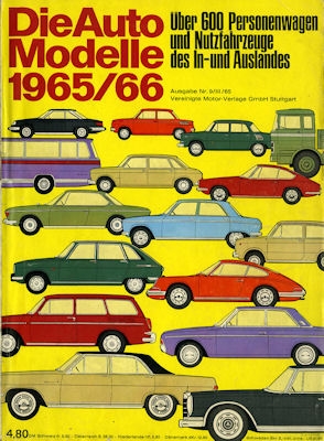 Auto Modelle 1965/66 No. 9