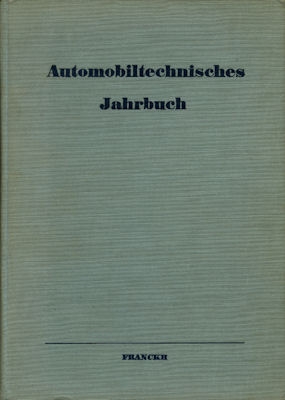 Automobiltechnisches Jahrbuch 1936