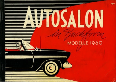 Autosalon in Buchform 1960