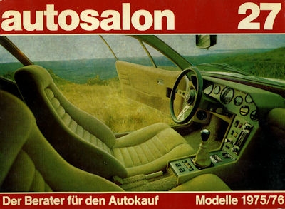 Autosalon in Buchform Nr. 27 1975/76