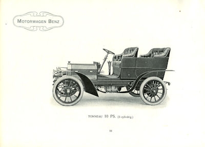 Benz Automobil Programm 1905