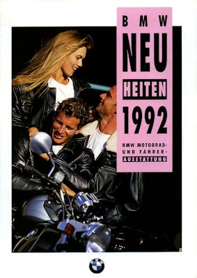 BMW NEUheiten 1992 brochure