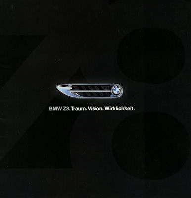 BMW Z 8 brochure ca. 2000