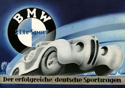 BMW 328 brochure 1937 Reprint