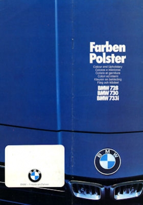 BMW 728 730 733i colors 1977