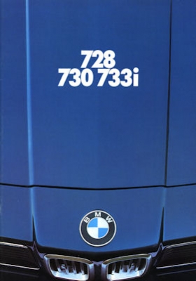 BMW 728 730 733i brochure 1979