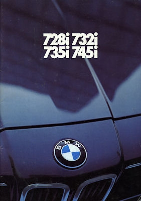 BMW 728i 732i 735i 745i brochure 1980