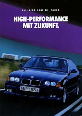 BMW M 3 Coupé Prospekt 1992