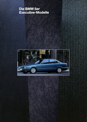 BMW 5er Executive Prospekt 1994