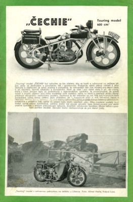 Böhmerland / Cechie 600 ccm Prospekt ca. 1930