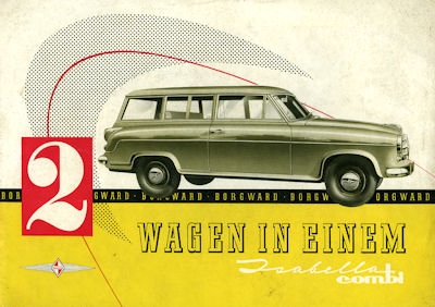 Borgward Isabella Combi Prospekt 6.1955