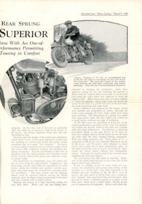 Brough Superior S.S. 100 Test 1938