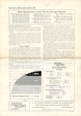 Brough Superior S.S. 100 Test 1938